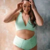 Sway Tess Shorts - Green Aventurine -Lingerie Shop DSC 365266