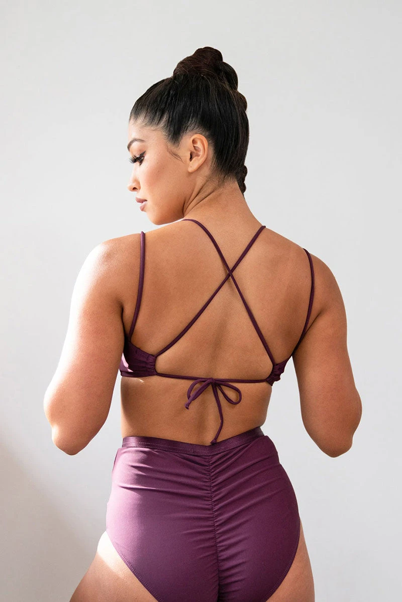 Lunalae Amelia Top - Recycled Mulberry 4 Lunalae Amelia Top - Recycled Mulberry - Image 2