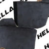Hella Heels Classique Shoe Protector - Dark Grey Faux Suede