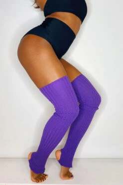 Thigh High Legwarmers - Purple -Lingerie Shop F561EEE9 7BE0 44AA B889 7C589695C442