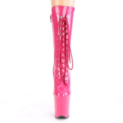 Pleaser USA Flamingo-1050 8inch Pleaser Boots - Patent Hot Pink -Lingerie Shop FLAMINGO 1050 HP M01
