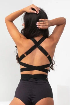 Lunalae Fallon Top - Recycled Black -Lingerie Shop FallonTopRecycled11