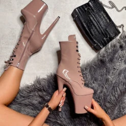 Hella Heels LipKit 8inch Boots - Boujee -Lingerie Shop File 005 Edit