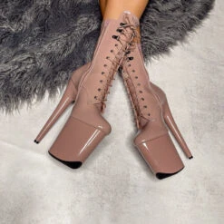 Hella Heels LipKit 8inch Boots - Boujee -Lingerie Shop File 008 Edit