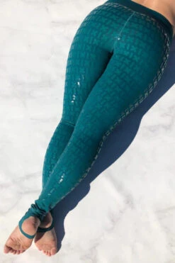 CXIX Gecko Grip Leggings - Teal -Lingerie Shop Gecko teal2 1