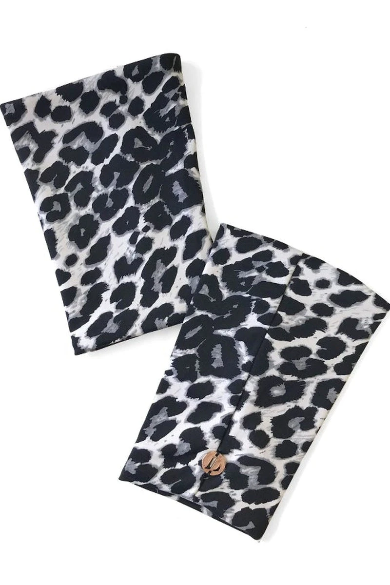 Lunalae Shoe Covers - Grey Leopard 3 Lunalae Shoe Covers - Grey Leopard