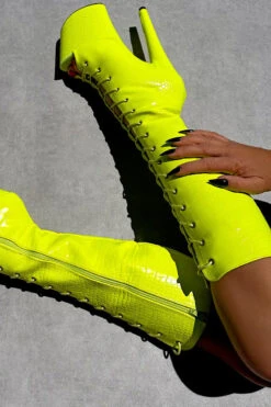 Hella Heels OH SNAP Knee High Open Toe Boots - 8inch -Lingerie Shop IMG 0027 f48bf4ad 41c6 40c7 8731 851747490b96