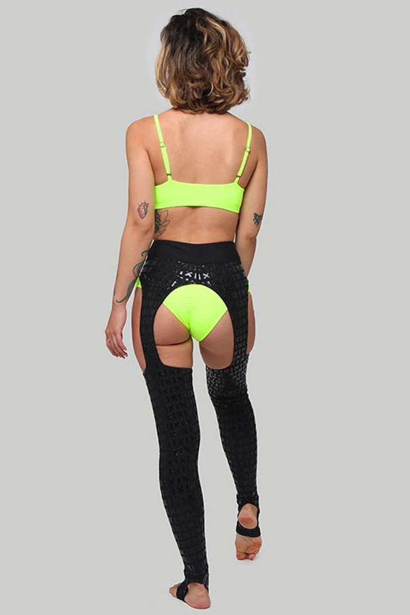 CXIX Gecko Grip Cowgirl Leggings - Black 6 CXIX Gecko Grip Cowgirl Leggings - Black - Image 4