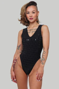 CXIX Gecko Grip Bodysuit - Black -Lingerie Shop IMG 0319 LOW