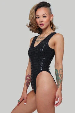 CXIX Gecko Grip Bodysuit - Black -Lingerie Shop IMG 0325 LOW