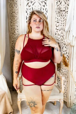 Chantay Polewear Vortex Top - Bordeaux -Lingerie Shop IMG 3128