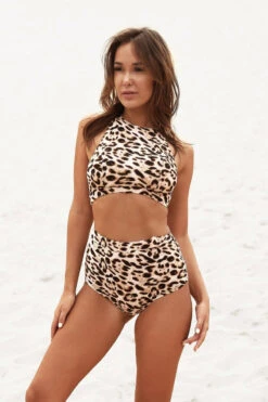 Lunalae High Waist Shorts - Mali Tan Leopard -Lingerie Shop IMG 7765 c0d6796e 0af2 4f72 887b d8ce239e5212