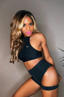 REV ACTIV Bomb Garter Shorts - Black -Lingerie Shop IMG 8058