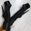 Hella Heels Blaq Kicks Boots - 7inch -Lingerie Shop IMG 9454 Edit