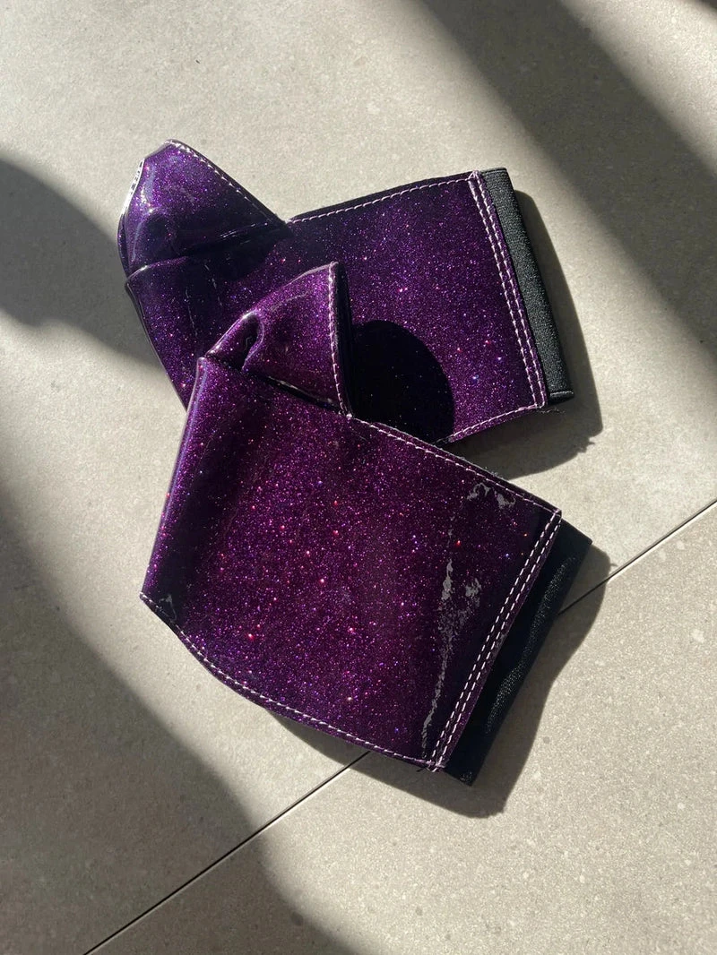 Hella Heels Classique Shoe Protector - Purple Rain Glitterati 3 Hella Heels Classique Shoe Protector - Purple Rain Glitterati