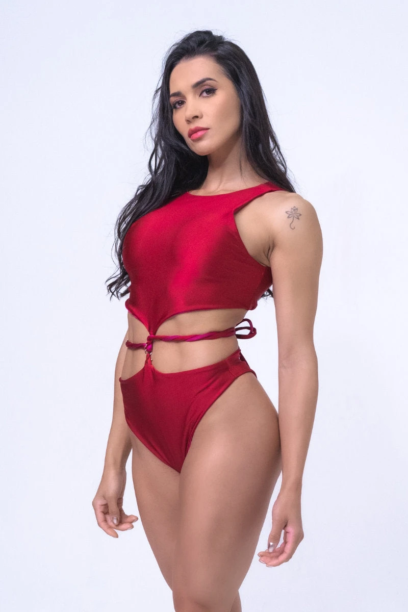Sorte Infinity Bodysuit - Reversible Poppy Red 3 Sorte Infinity Bodysuit - Reversible Poppy Red