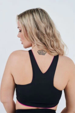 RAD Lover Reversible Top - Hot Pink/Black -Lingerie Shop KOS 3493