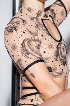 RAD Constellations Hoku Top - Sand -Lingerie Shop KXH26756