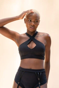 Lunalae Roxy Top - Recycled Black 10 Lunalae Roxy Top - Recycled Black -Lingerie Shop LunaLae 22 1177