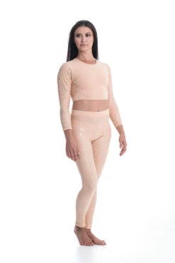 Paradise Chick Superhero Series Ultra Grip Leggings - Beige Leopard -Lingerie Shop MG 1830 copy 1