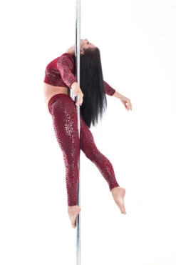 Paradise Chick Superhero Series Ultra Grip Crop Top - Cherry Leopard -Lingerie Shop MG 1963 copy