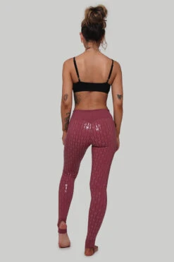 CXIX Gecko Grip Leggings - Mauve 12 CXIX Gecko Grip Leggings - Mauve -Lingerie Shop MauveGeckoGrip4