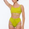 Nona Perkasa Moonflower Bottoms - Vert -Lingerie Shop MoonflowerVert01
