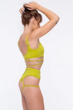 Nona Perkasa Moonflower Bottoms - Vert -Lingerie Shop MoonflowerVert04