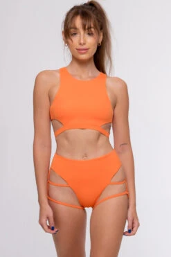 Nona Perkasa Night Jasmine Bottoms - Salmon 8 Nona Perkasa Night Jasmine Bottoms - Salmon -Lingerie Shop NightJasmineSalmon01