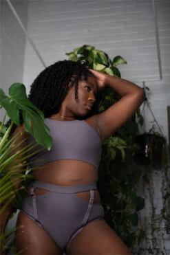 Chantay Polewear Pretzel 2-way Top - Ash -Lingerie Shop Pretzel2 WayTop Ash 25 600x ab683cfa 1756 4783 8a84 885c025e4aea