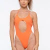 Nona Perkasa Queen Of The Night Bodysuit - Salmon -Lingerie Shop QOTNBodySalmon01