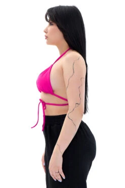 MÆD Bikini Top - Matte Pink -Lingerie Shop RIMG3865Fi