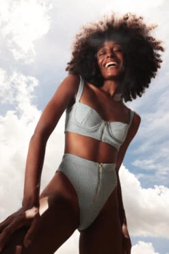 Rolling Britney Top - Light Blue Lurex -Lingerie Shop RollingDEZ22 22 copy d65aa5cd fc8f 41fb 8b4c beff529ec292