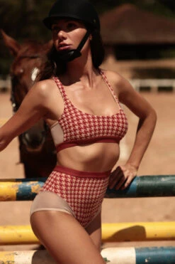 Rolling Alpha High Waisted Hot Pants - Pied -Lingerie Shop RollingHaras 1710