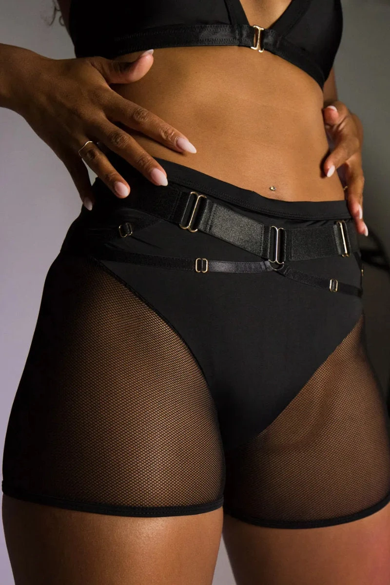 Tatiana Activewear Hips Don't Lie Shorts - Black 3 Tatiana Activewear Hips Don't Lie Shorts - Black