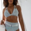 Tatiana Activewear Sofia Shorts - Baby Blue -Lingerie Shop TatianaActiveSofiaBabyBluePoleWearSet 0014
