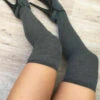 Lunalae Thigh High Socks - Charcoal -Lingerie Shop Untitled design 42