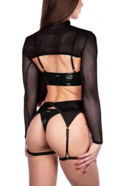 Naughty Thoughts XXX Rated See Through Garter Belt - Black -Lingerie Shop XXXSinnerBlackGarterback2 5b6e55f8 c3b3 4415 8e39 c61433872a95