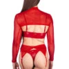 Naughty Thoughts XXX Rated See Through Garter Belt - Red -Lingerie Shop XXXSinnerRedGarterback2 695c8efd 04dc 438e 91fd c3f0d11ddf0c