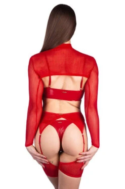 Naughty Thoughts XXX Rated See Through Garter Belt - Red -Lingerie Shop XXXSinnerRedGarterback 324e8ef4 2516 4b66 bc10 a221a52ccf5b