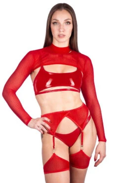 Naughty Thoughts Sinner Vinyl Underboob Top - Red -Lingerie Shop XXXSinnerRedGarterfront 592a1e57 be3a 4459 969b 569b2a3159b8