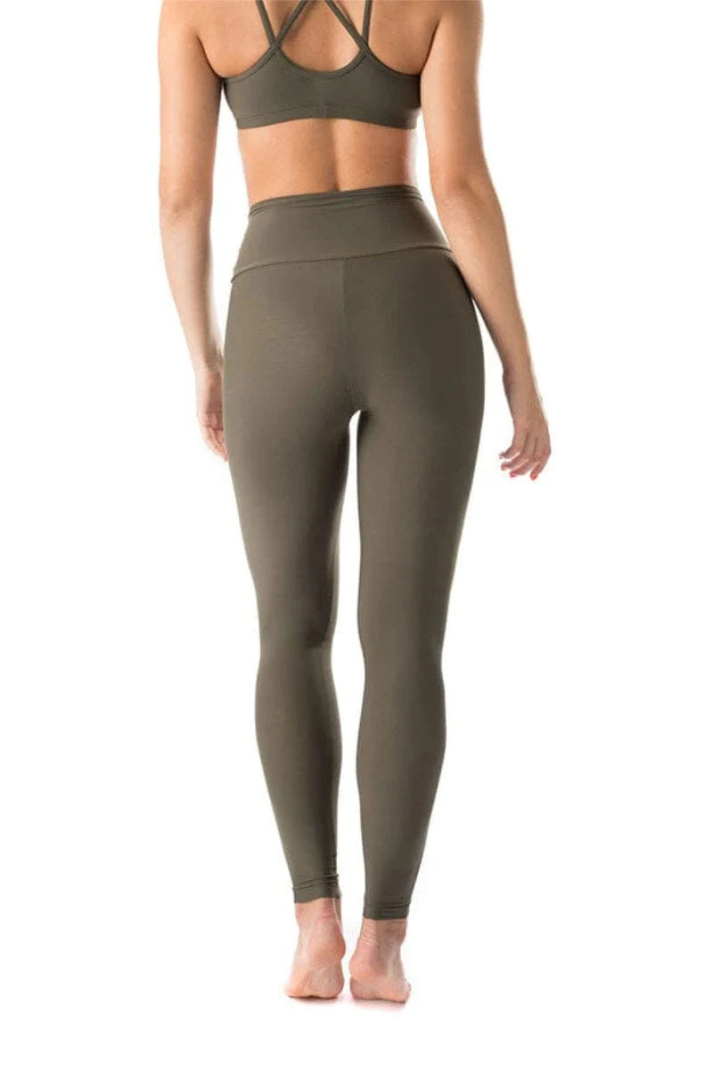 Dragonfly Adele Leggings - Khaki 4 Dragonfly Adele Leggings - Khaki - Image 2