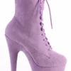 Pleaser USA Adore-1020FS Faux Suede 7inch Pleaser Boots - Lavender 1 Pleaser USA Adore-1020FS Faux Suede 7inch Pleaser Boots - Lavender -Lingerie Shop adore 1020fs lvfs m05