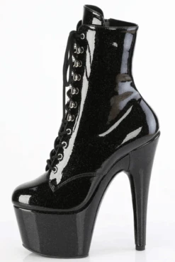 Pleaser USA Adore-1020GP 7inch Pleaser Boots - Black Glitter -Lingerie Shop adore 1020gp bg m05 c130e5a6 216a 4ba2 8a8e 47e5fc67f3a4