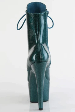 Pleaser USA Adore-1020GP 7inch Pleaser Boots - Teal Glitter -Lingerie Shop adore 1020gp tlg m09