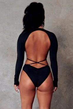 CXIX 119 Plunge Bodysuit - Black 15 CXIX 119 Plunge Bodysuit - Black -Lingerie Shop bodysuit CXIX 119 fashion black streetwear