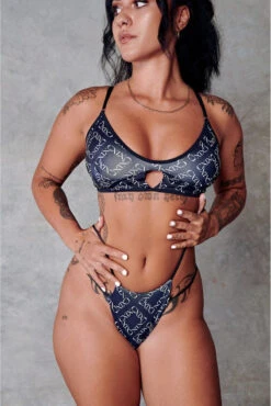 CXIX 119 Bralette - Black Print 11 CXIX 119 Bralette - Black Print -Lingerie Shop bralette poledance monogram black CXIX 119 1ffd173f da83 46f4 bdad 76c764fea813