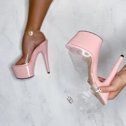 Hella Heels Classic Gloss 7inch Stilettos - Lyla -Lingerie Shop chilli lyla sienna 6 7 11