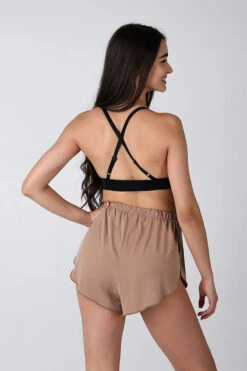 REV ACTIV Flow Shorts - Coffee -Lingerie Shop coffee flow shorts 4