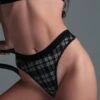 Rolling Alpha Cheeky Shorts - Tartan 1 Rolling Alpha Cheeky Shorts - Tartan -Lingerie Shop day02rolling09071